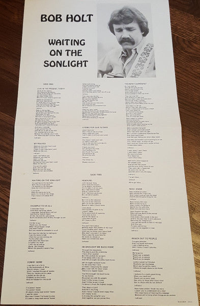 Bob Holt (7) : Waiting On The Sonlight (LP, Album)