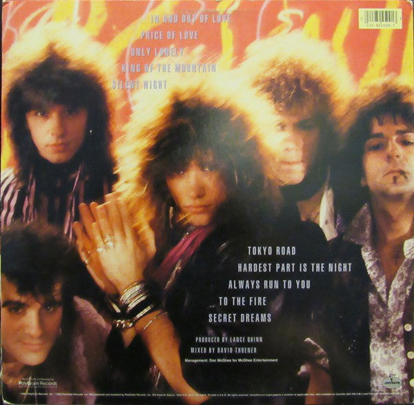 Bon Jovi : 7800° Fahrenheit (LP, Album, 53 )