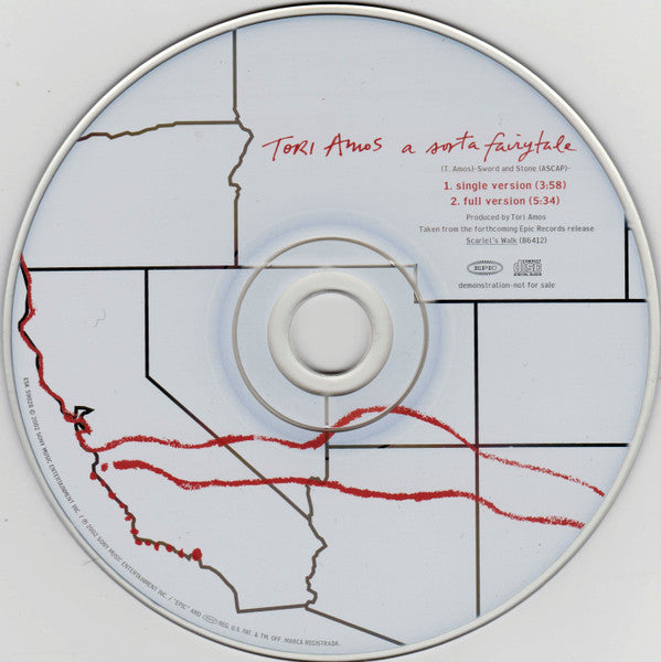 Tori Amos : A Sorta Fairytale (CD, Single, Promo)