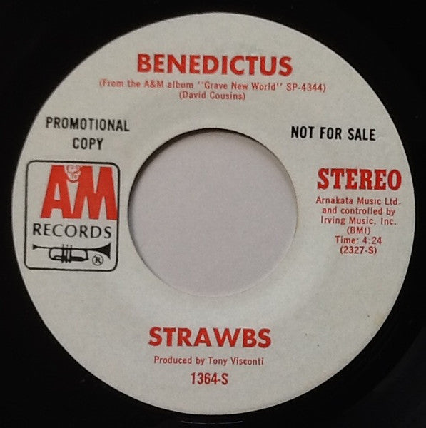 Strawbs : Heavy Disguise / Benedictus (7", Promo)