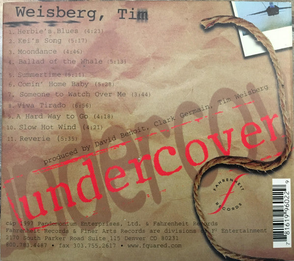Tim Weisberg : Undercover (CD)
