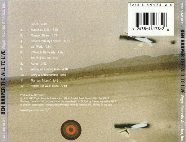 Ben Harper : The Will To Live (CD, Album)
