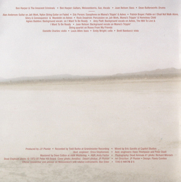Ben Harper : The Will To Live (CD, Album)