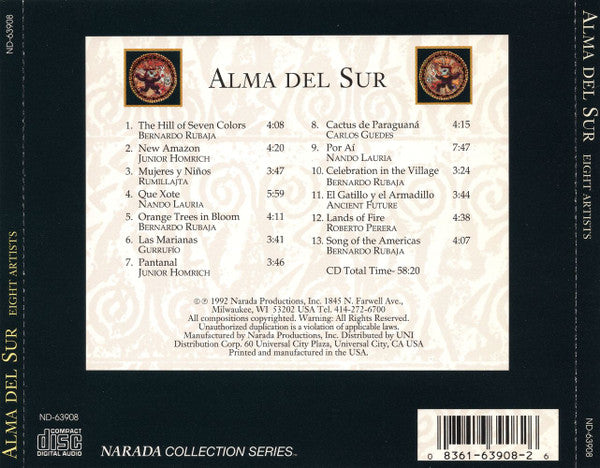 Various : Alma Del Sur (CD, Album)