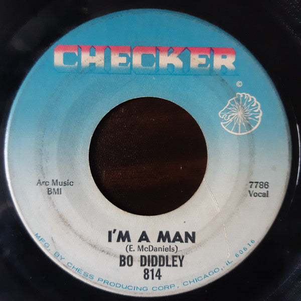Bo Diddley : I'm A Man / Bo Diddley (7", Single, RE)