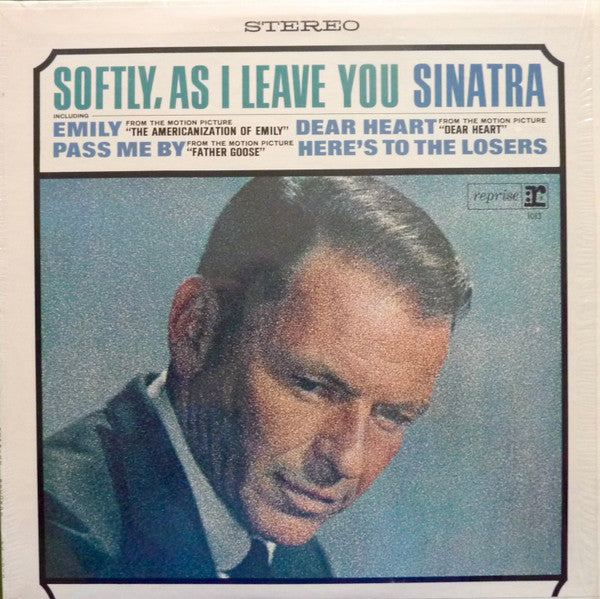 Frank Sinatra : Softly, As I Leave You (LP, Album, RE, Win)