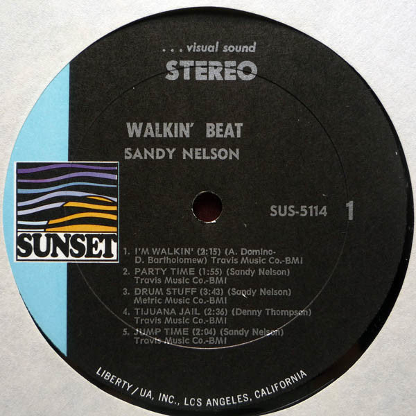 Sandy Nelson : Walkin' Beat (LP, Album)