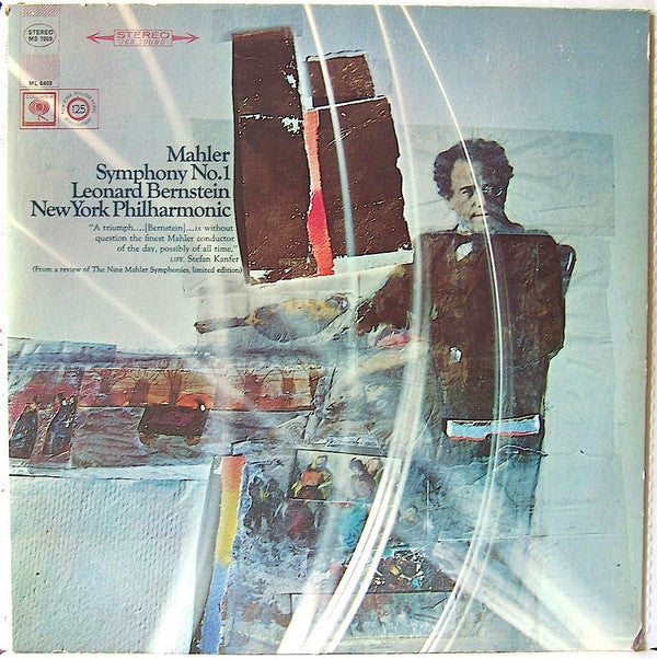 Gustav Mahler - Leonard Bernstein, New York Philharmonic : Symphony No. 1  (LP, Album, 2 E)